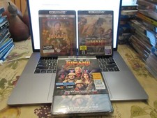 Jumanji LOT JUMANJI/WELCOME TO JUNGLE/The Next Level 4K Blu-ray Digital NEW 