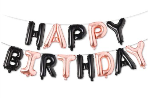 LARGE Happy Birthday Balloons Banner Self Inflating Bunting Party Decoration UK - Picture 21 of 93