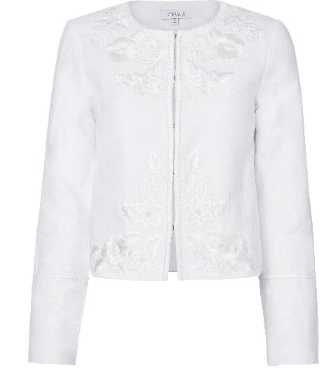 White Floral Regular Size Suits & Suit Separates for Women