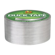 Duck Tape Brand Colored Duct Tape Chrome 1.88 in x 15 yd Metallic Silver Color