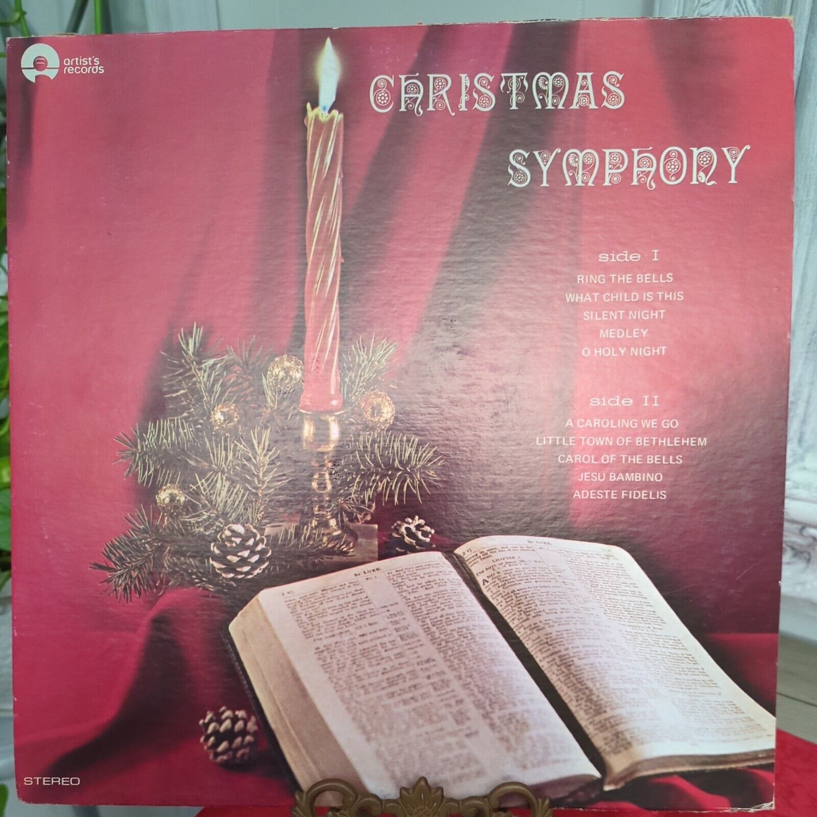 Christmas Symphony: LP Grace Christian School Enterprise Alabama, VG+, FREE SHIP