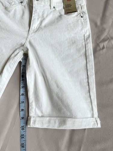 Levi's® Damen Bermuda Shorts weiß Größe 28 - neu mit Etikett - - Bild 7 von 13