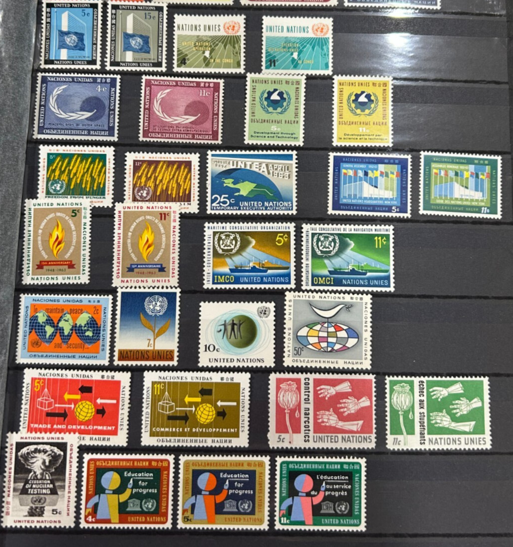 UN NY Scott 108-136, Set Complete, 29 stamps, MNH, LM2