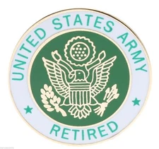 US Army Retired Hat or Lapel Pin H15037 F1D27A