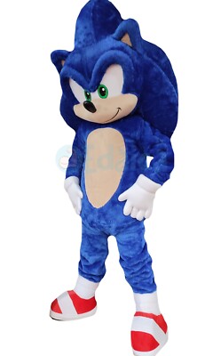 Mascotte Sonic Vestito Di Carnevale Sonic Vestito Costume Da