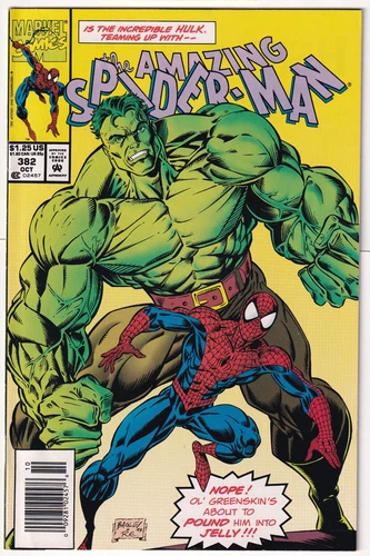 Amazing Spider-Man #382 1993 Newsstand HIGH GRADE KEY NM  (C229)
