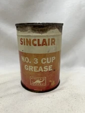 Sinclair No 3 Cup Grease Full Vintage