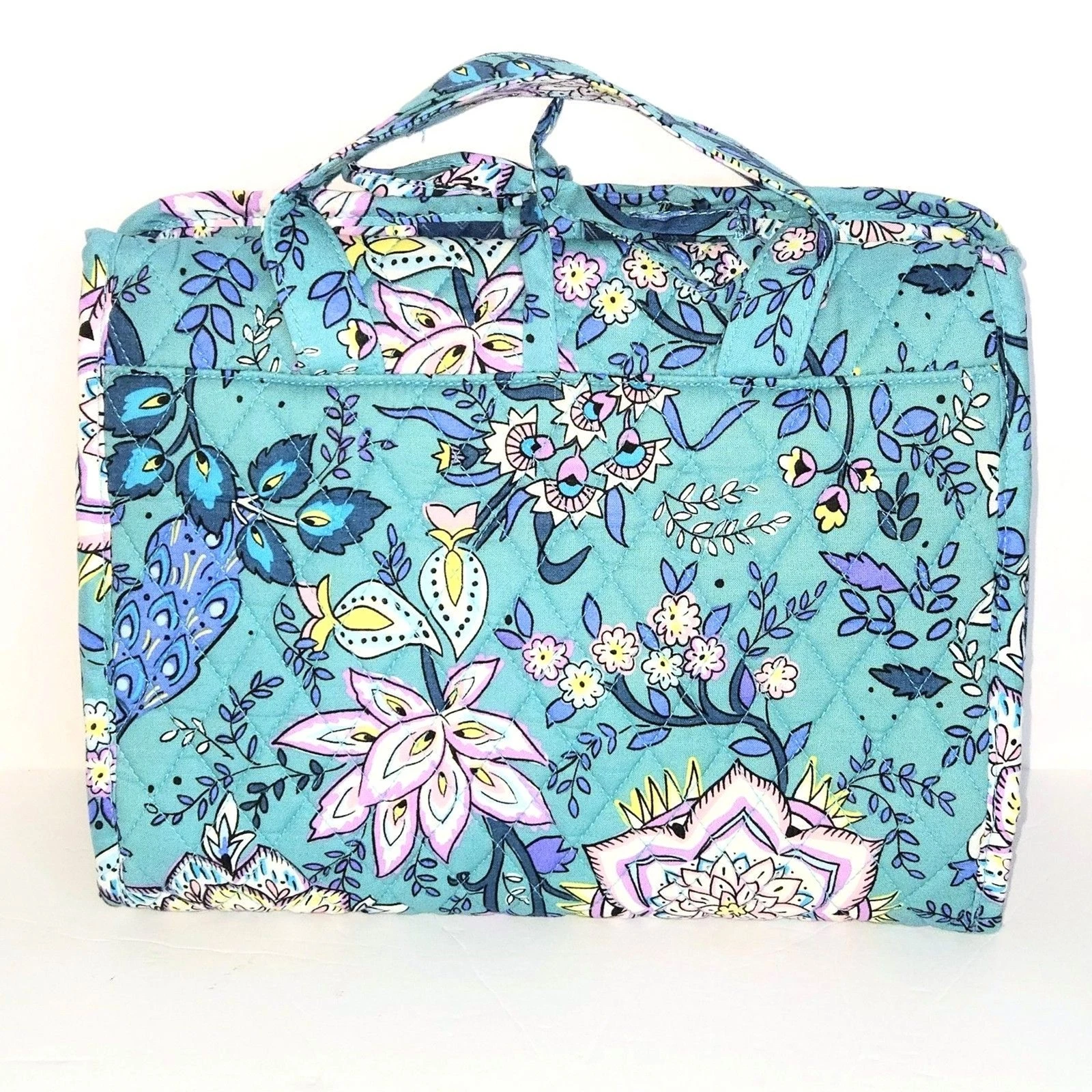 VERA BRADLEY Organizer Hanging Travel Bag Cosmetics Peacock Garden Blue NEW NWT
Opens in a new windo