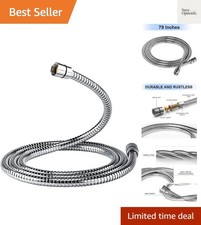 Shower Hose, 79 Inches Extra Long Stainless Steel Handheld Shower Head Hose w...