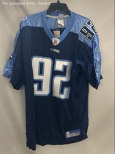 Reebok Mens Blue Tennessee Titans Haynesworth 92 Football-NFL Jersey Size 50