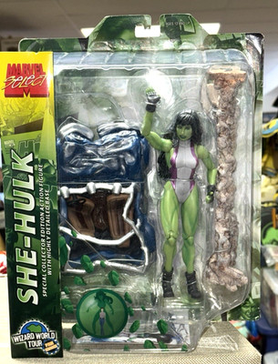 Vintage 2005 MARVEL SELECT SHE-HULK Figure WIZARD WORLD TOUR Fan Choice Sealed