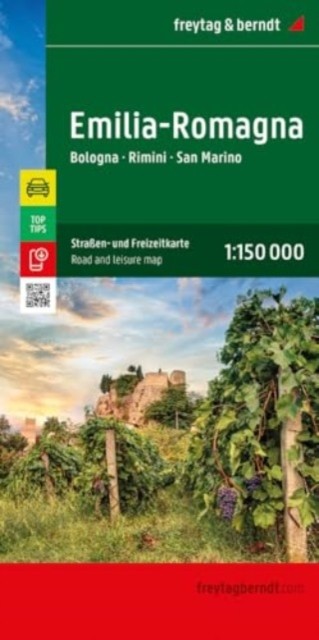 Emilia-Romagna Road and Leisure Map (Sheet map, folded)