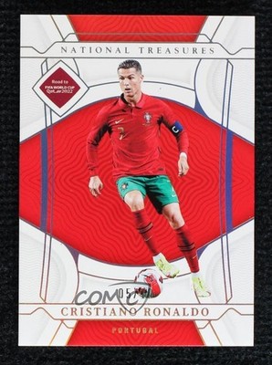 2022 National Treasures Road to FIFA World Cup Gold 5/10 Cristiano Ronaldo 1d59