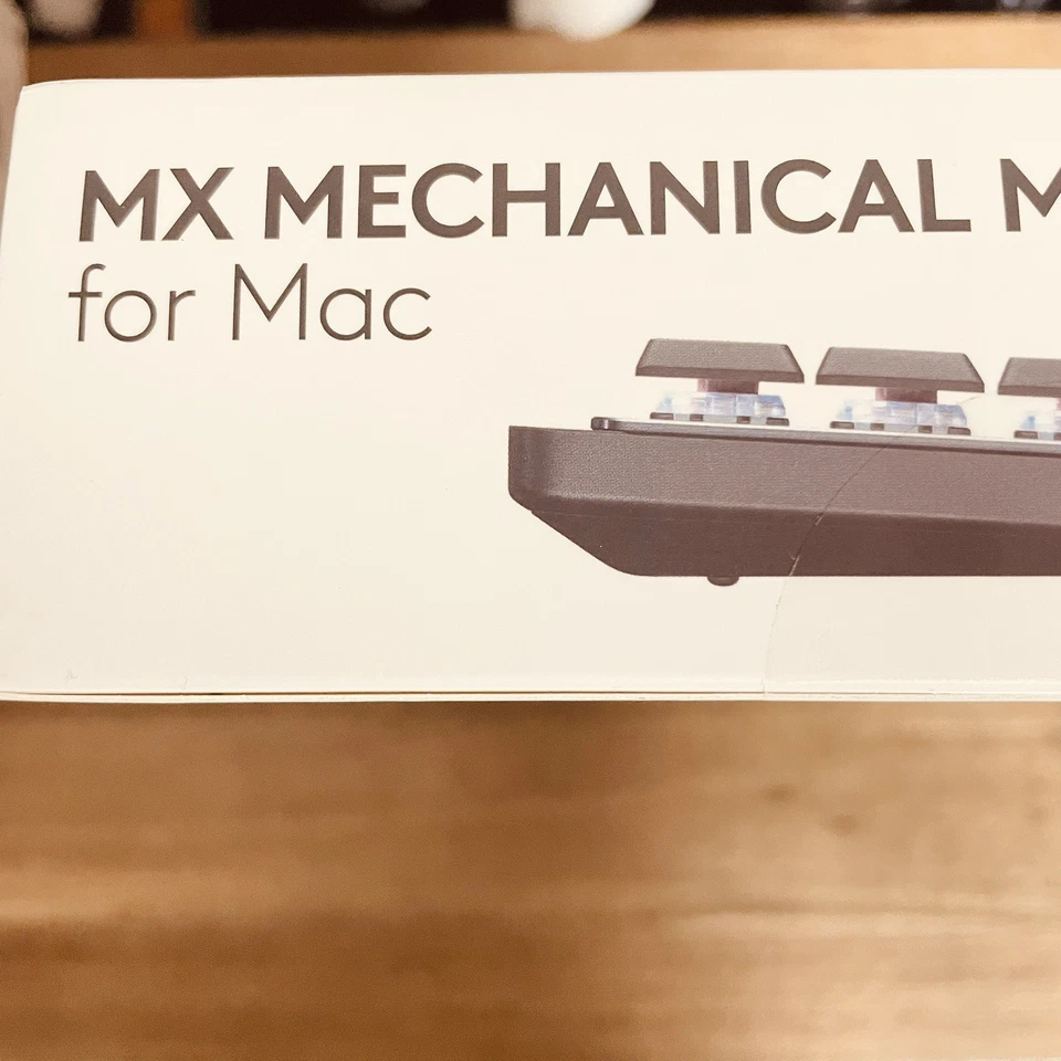 Logitech MX Mechanical Mini for Mac Wireless Keyboard, Gray * Factory Sealed - Image 3 of 4