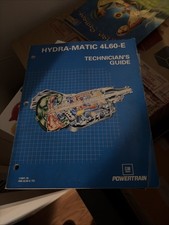 Gm Powertrain Hydra-matic 4l60-e Transmission Technicians Guide Manual Oem 1992 Gm Powertrain Hydra-matic 4l60-e Transmission Technicians Guide Manual Oem 1992