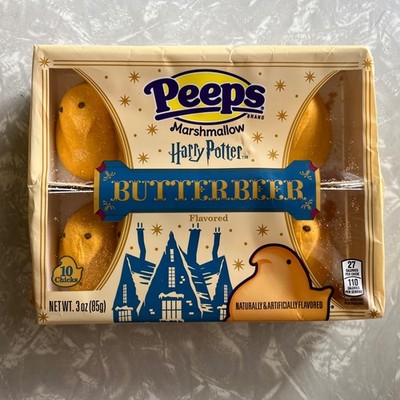 3 oz/10ct PEEPS Harry Potter Butterbeer Flavored Marshmallow Chicks Easter Candy