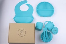 Baby Feeding Set 8-Pcs Led Weaning Supplies-set for Toddler-Food Grade BPA Free