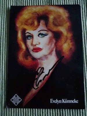 Evelyn Künnecke Autogramm, Telefunken Nr.12/75, Grafik Teldec, mit Musikprogramm