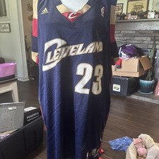 2009 Cleveland Caverliers Adidas LeBron James Jersey 23 NBA Size XL 