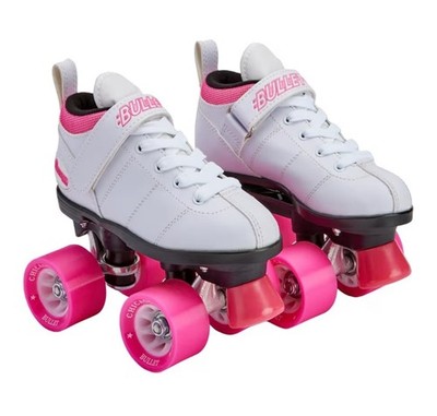 Chicago Skates Ladies ''Bullet'' Speed Skates W 2 NEW White/Pink