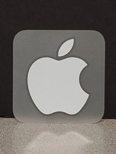 Genuine OEM Apple Logo White Sticker