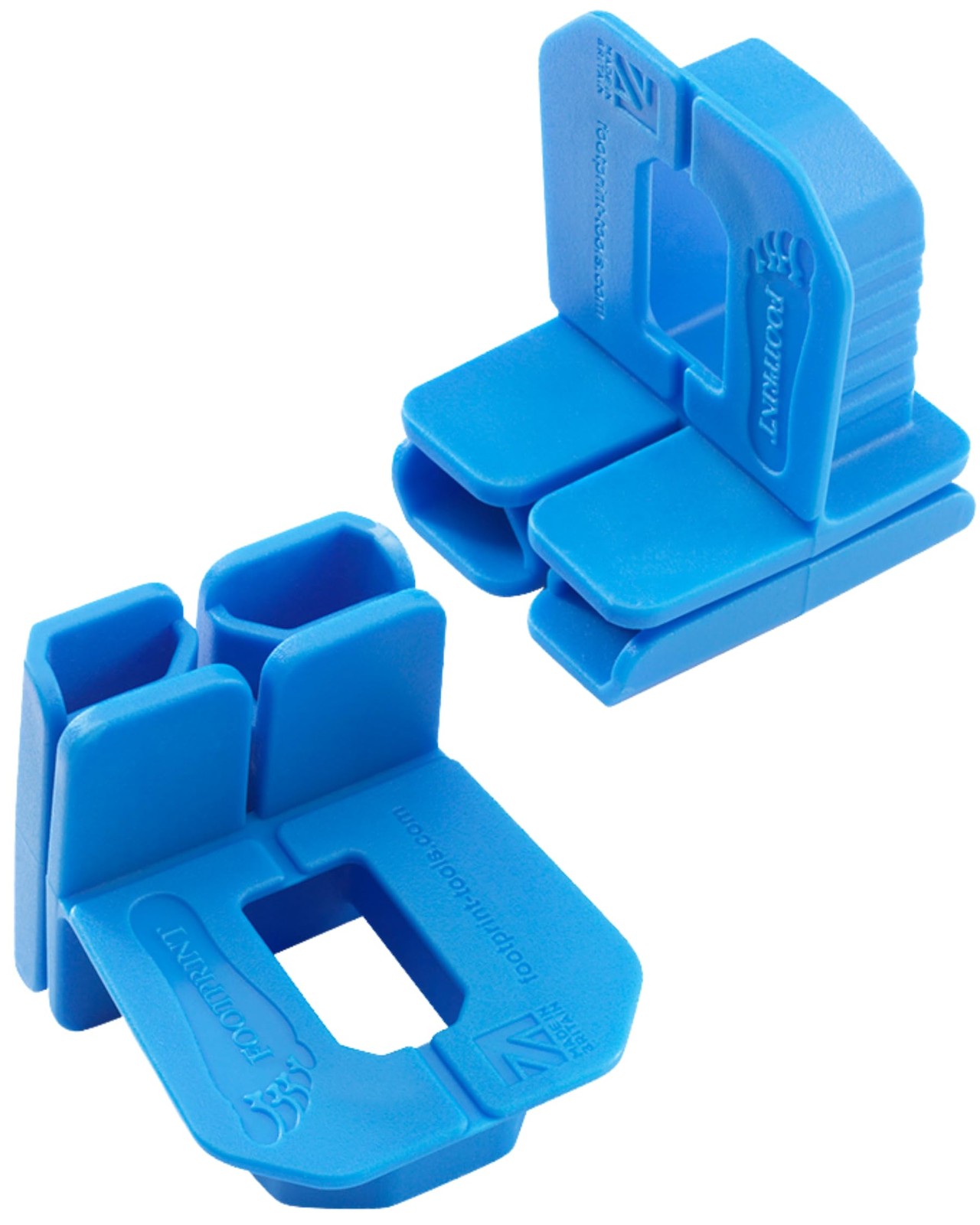 Footprint Corner Blocks Pack of 2 - Essential 1 count (Pack 2), Blue