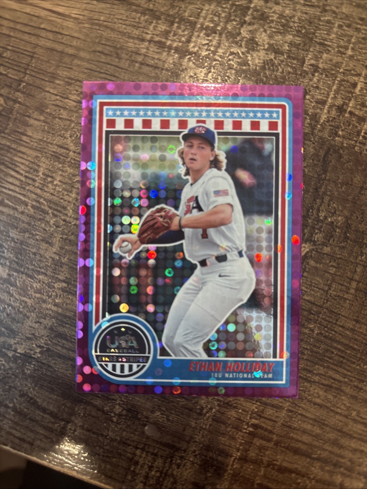 ETHAN HOLLIDAY RARE SSP ROOKIE RC PURPLE PRIZM REFRACTOR /99 INVESTMENT CARD HOT