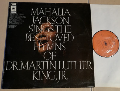 MAHALIA JACKSON  -BEST-LOVED HYMNS of DR. MARTIN LUTHER KING. JR. -  LP