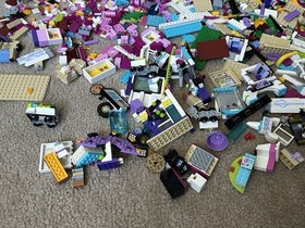 Lego Friends Lot 7+ Lbs - 41130 Amusement Park Minifigs Horses Retired Sets