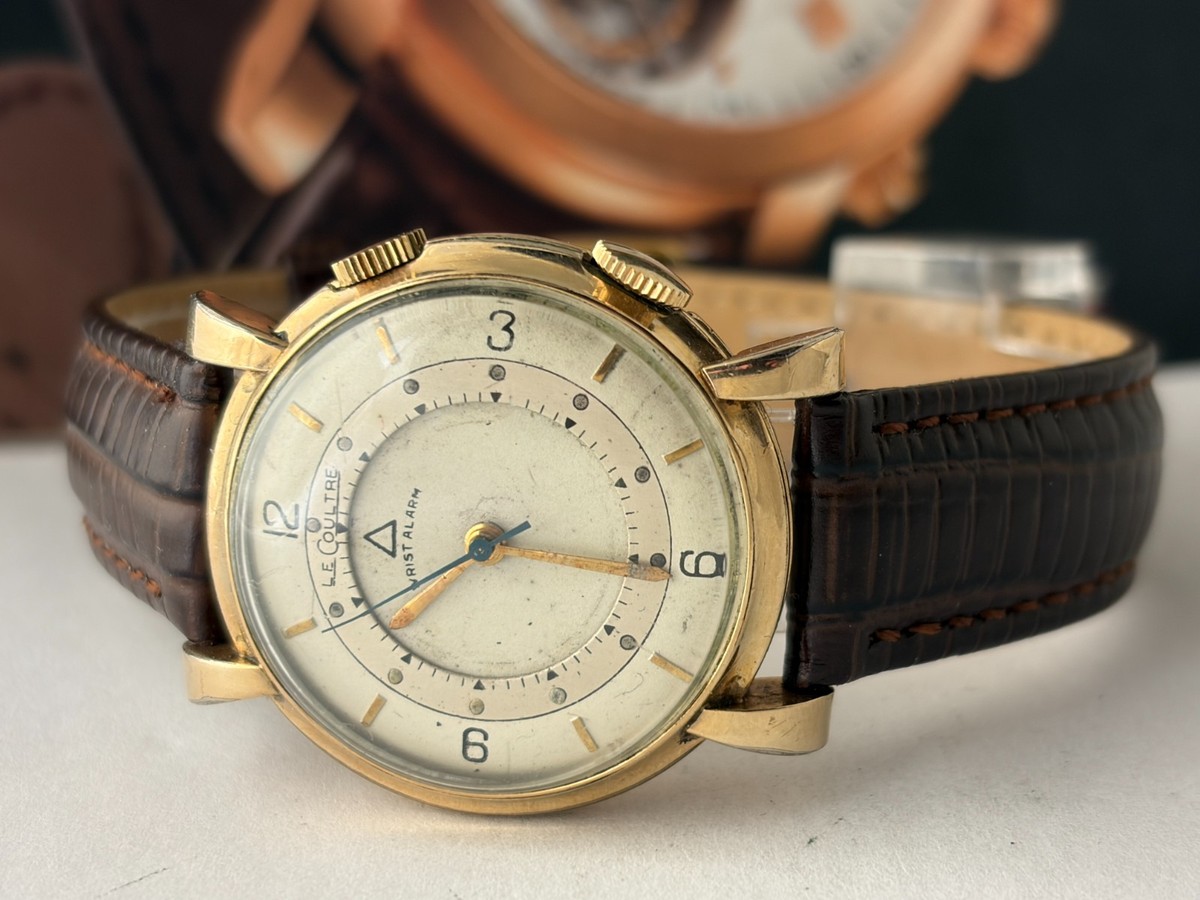 Vintage 1950's Jaeger-LeCoultre Memovox Men's 10k Gold Filled