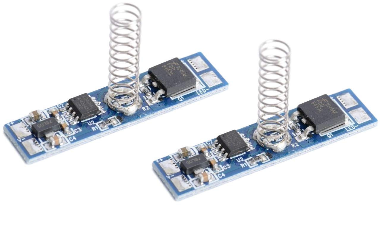 Controllo Luce Touch per Profili LED Alluminio - Kit 2 Pezzi