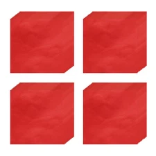 100pcs Candy Foil Wrappers 8 x 8 Inch Chocolate Bar Wrappers Red Glossy Finish