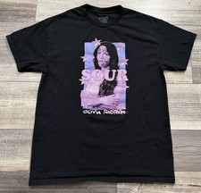2022 Olivia Rodrigo Sour Shirt Adult Medium Concert Tour Music Tee Black Singer