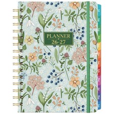 2026-2027 Academic Planner - from July 6.3'' x 8.4'', Green