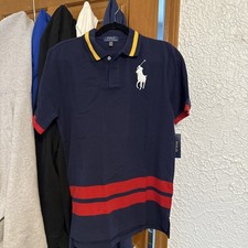 POLO RALPH LAUREN cotton Blue polo Youth size XL 18 /20