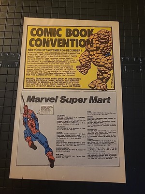 Comic Book Convention New York City 1985 Print Ad 7x10 Great To Frame 