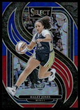 2025 Panini Select WNBA #110 Haley Jones Red and Blue Prizms /399