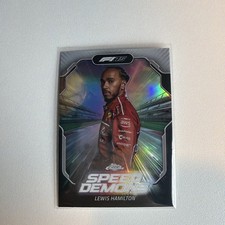 2025 Topps Chrome Formula F1 #SD-2 Lewis Hamilton Speed Demons Refractor