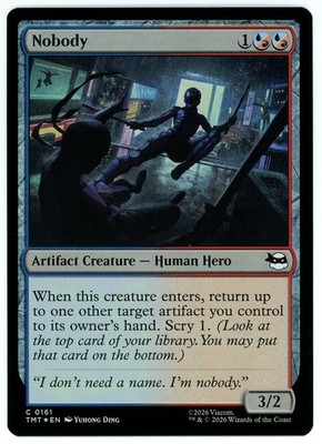 Nobody (Foil) 0161 - TMT Teenage Mutant Ninja Turtles TMNT - MTG - NM/M