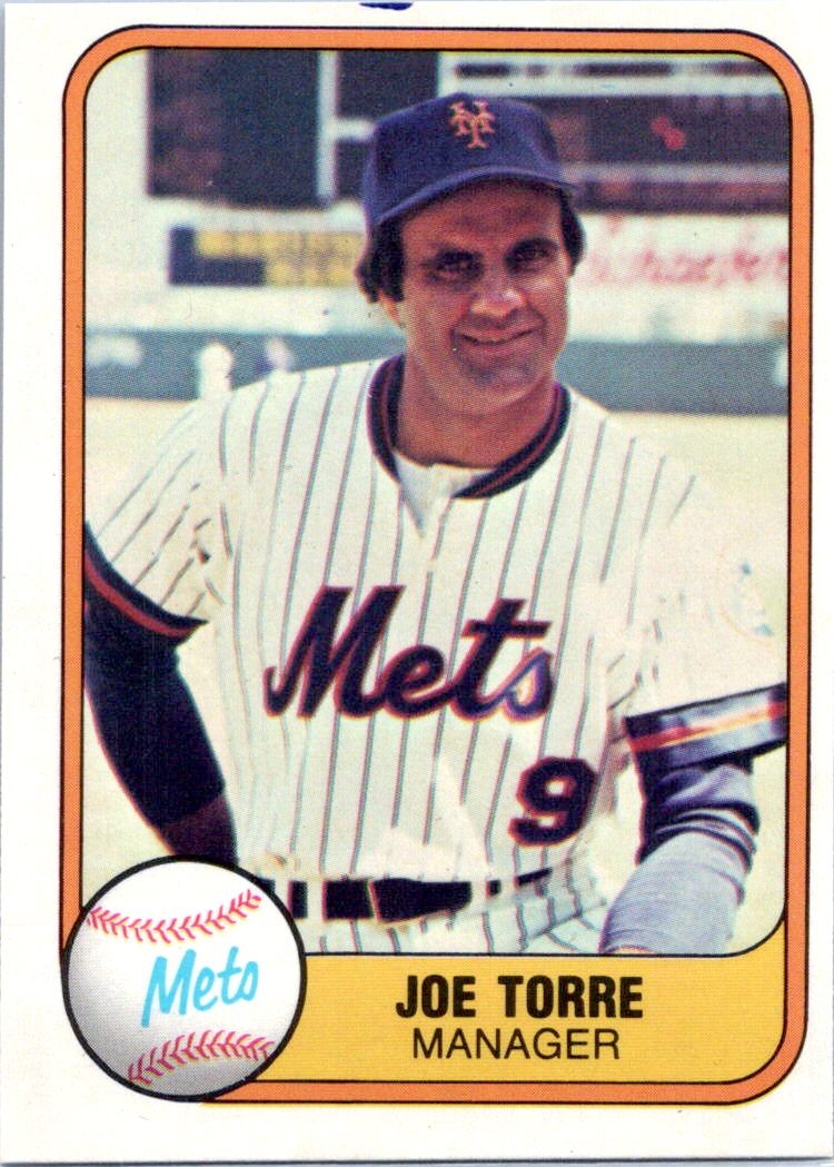 1981 Fleer #325 Joe Torre