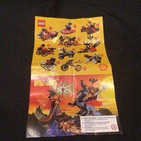 LEGO Vintage Shell promo set 2540 Fright Knights flying catapult cart w BOX!