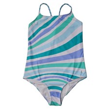 Hurley Girls UPF 50 Braided Strap One-Piece Swimsuit