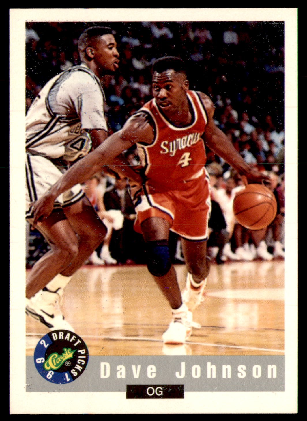 1992 Classic Draft Picks #BC12 Dave Johnson