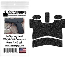 Instant Stipple granulated rubber grip tape for Springfield XD-M Compact 9mm .40