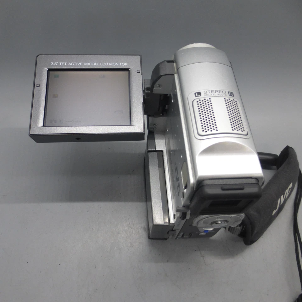 JVC GR-DVX400EG Handheld MiniDV Camcorder Silver Tested - Image 3 of 4