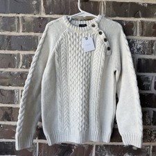 BNWT Next Off-White Cable Knit Sweater age 5 To 6 