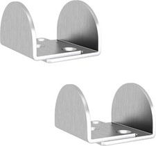 Sliding Barn Door Floor Guide, Floor Mounted Bottom Guide, U Shape, Stainless...