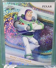 Buzz Lightyear + Woody Forky Pixar Topps Chrome Lot Iconic Moments 2 Card Lot