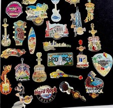 Lot Of 24 Hard Rock Café Trading Pins Niagara Falls New York Phoenix Vegas