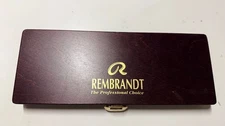 Wooden Case. Rembrandt Royal Talens Soft Pastels - 30 Half Stick Basic Color Set